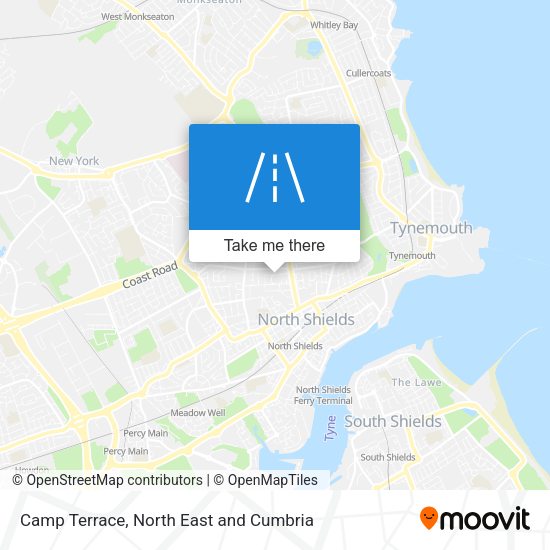 Camp Terrace map