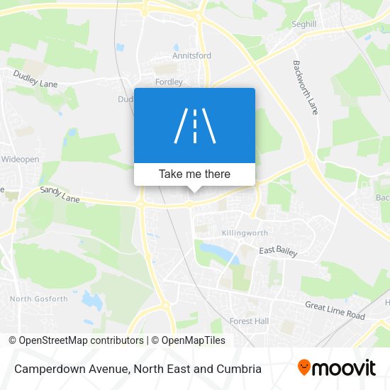 Camperdown Avenue map