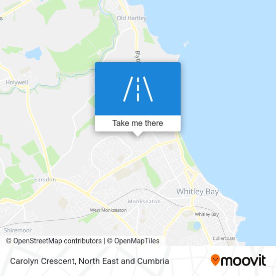 Carolyn Crescent map