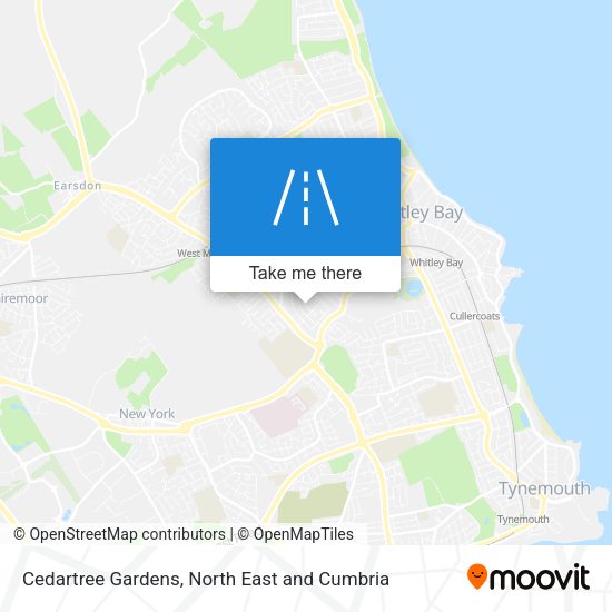 Cedartree Gardens map