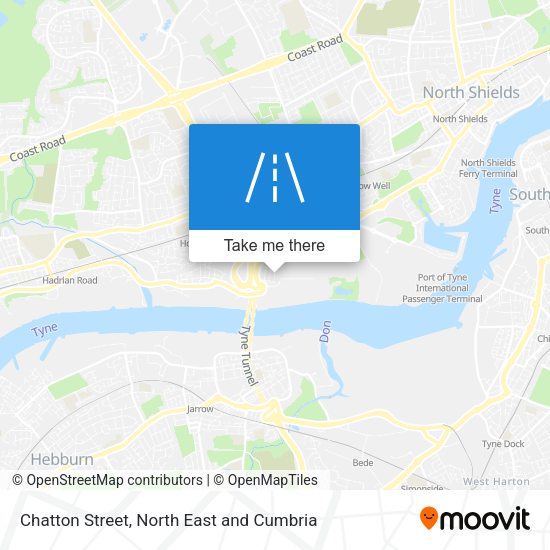 Chatton Street map