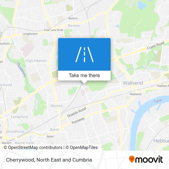 Cherrywood map