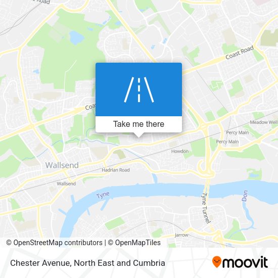 Chester Avenue map