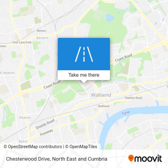Chesterwood Drive map