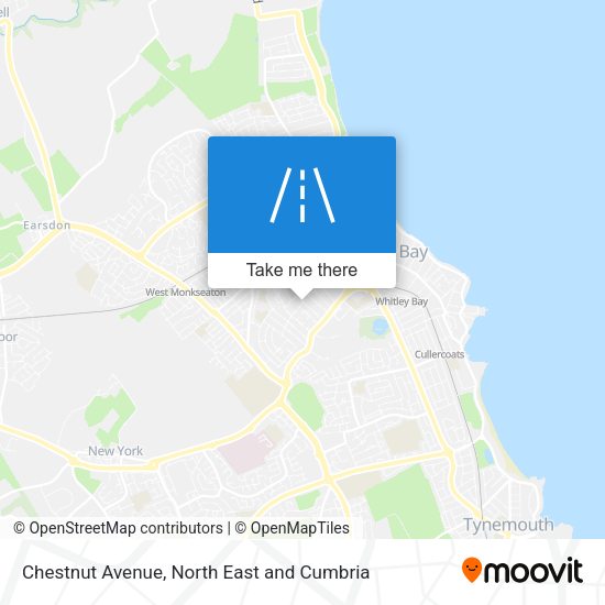 Chestnut Avenue map