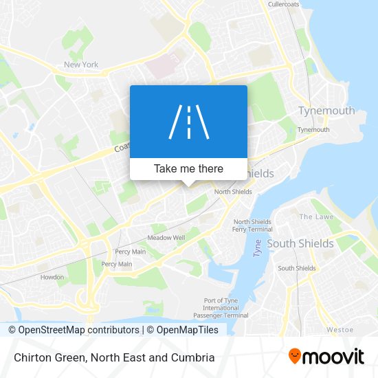 Chirton Green map