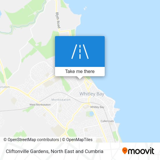 Cliftonville Gardens map