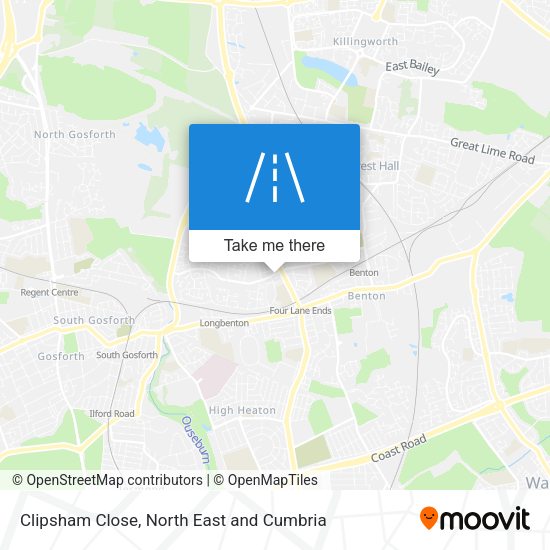 Clipsham Close map