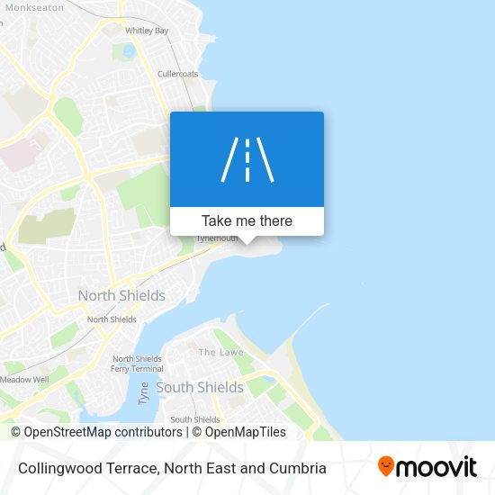 Collingwood Terrace map