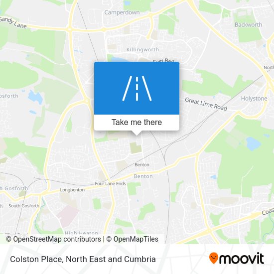 Colston Place map