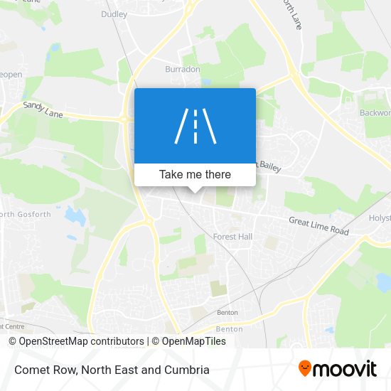 Comet Row map