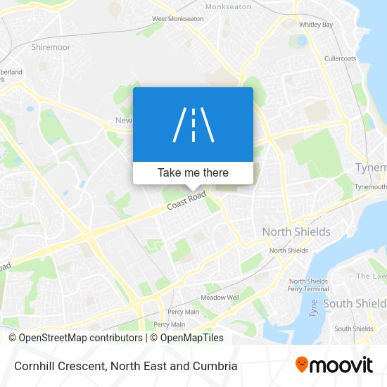 Cornhill Crescent map