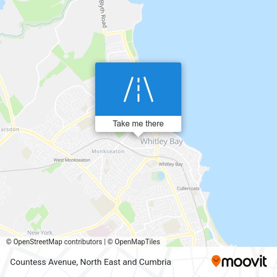 Countess Avenue map