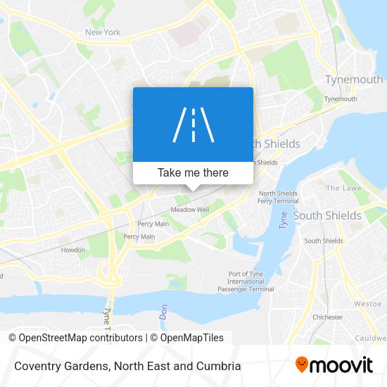 Coventry Gardens map