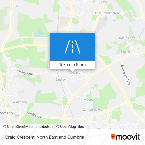 Craig Crescent map