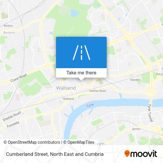 Cumberland Street map