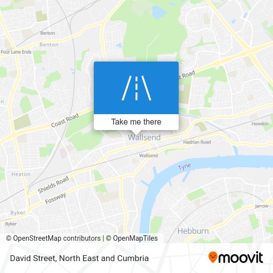 David Street map