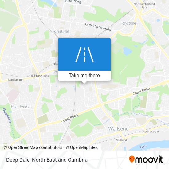 Deep Dale map