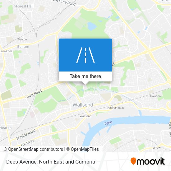 Dees Avenue map
