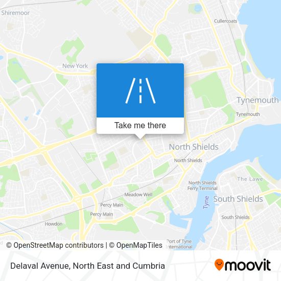 Delaval Avenue map