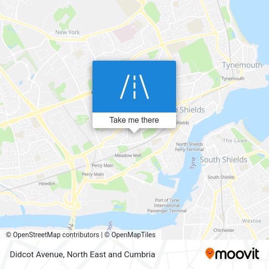 Didcot Avenue map