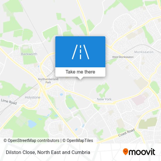 Dilston Close map