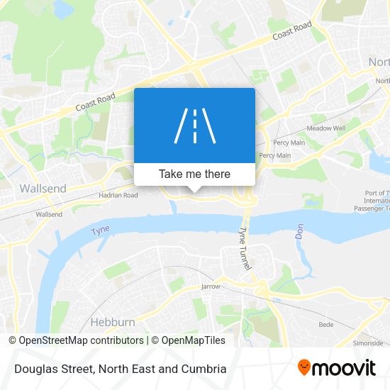 Douglas Street map