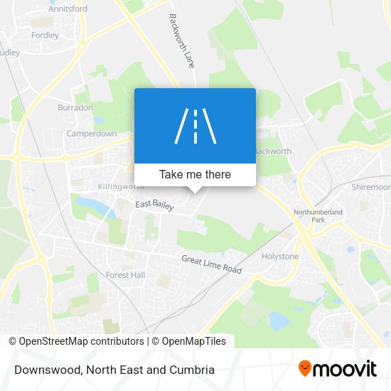 Downswood map