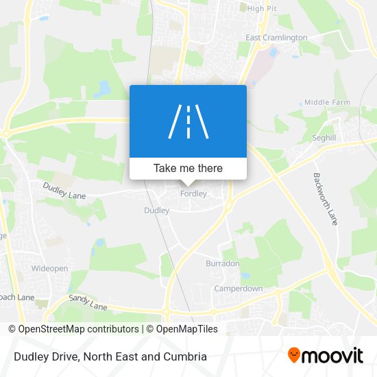 Dudley Drive map