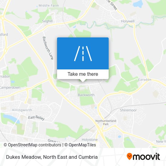 Dukes Meadow map