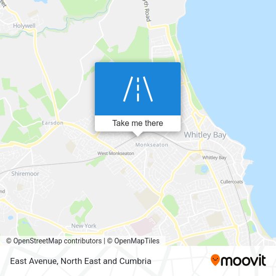 East Avenue map