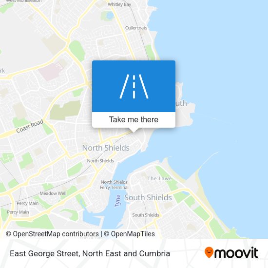 East George Street map
