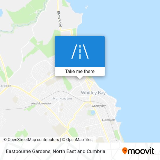 Eastbourne Gardens map