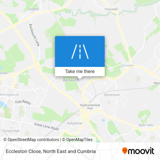 Eccleston Close map