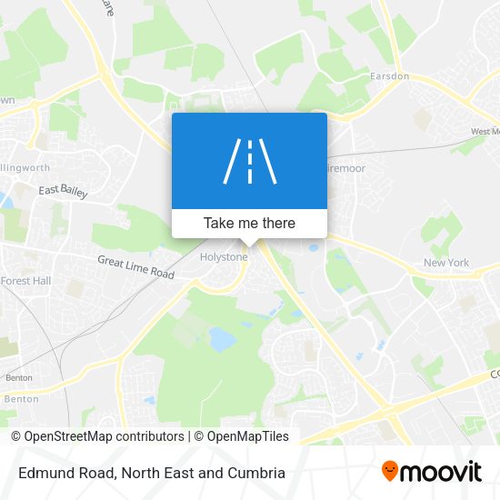 Edmund Road map