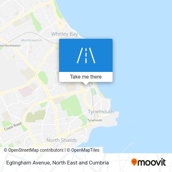 Eglingham Avenue map