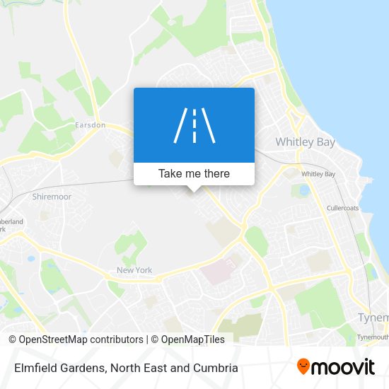 Elmfield Gardens map