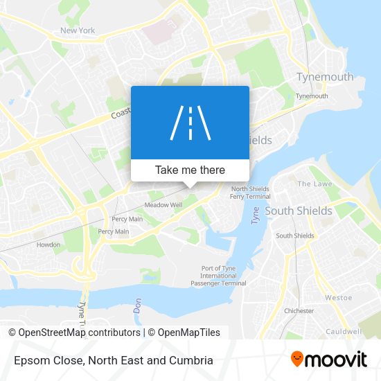 Epsom Close map