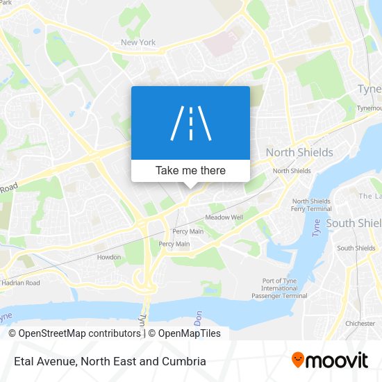Etal Avenue map