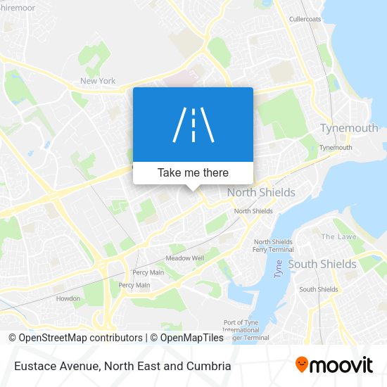 Eustace Avenue map