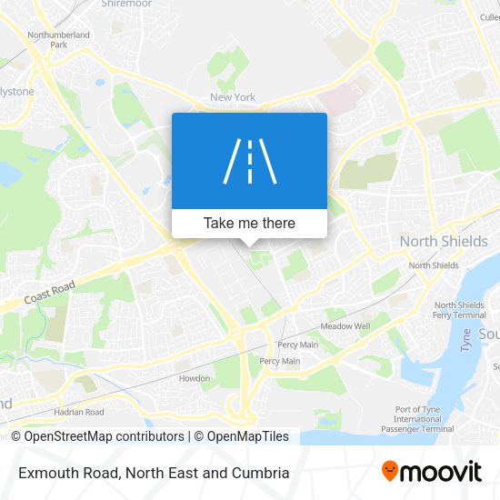 Exmouth Road map