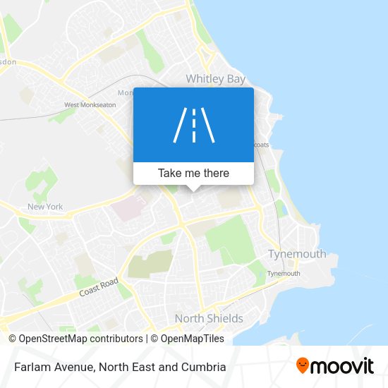 Farlam Avenue map