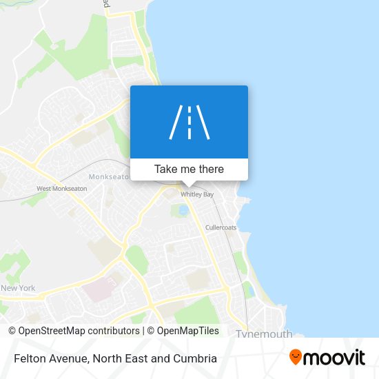 Felton Avenue map