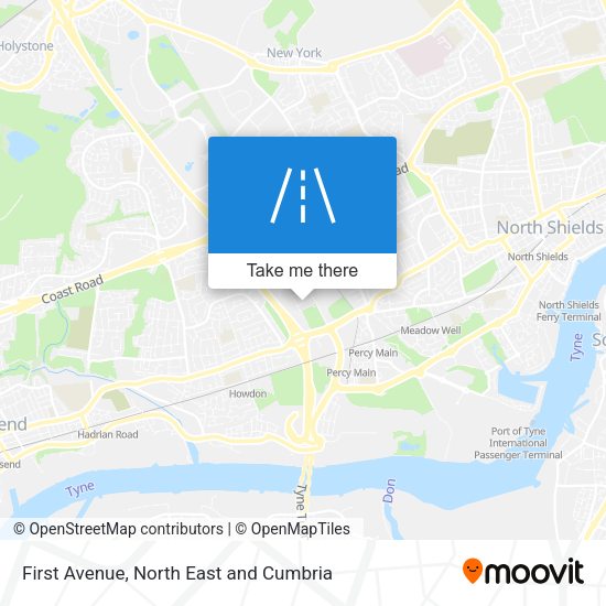 First Avenue map
