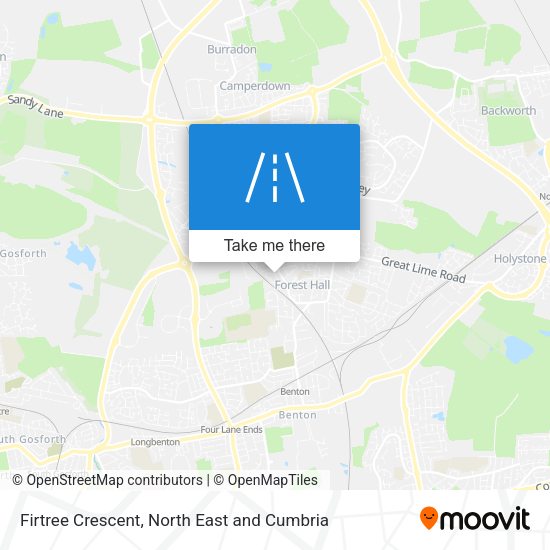 Firtree Crescent map