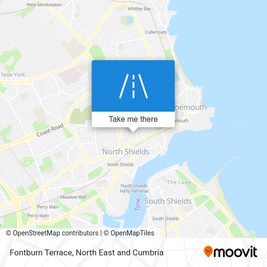 Fontburn Terrace map