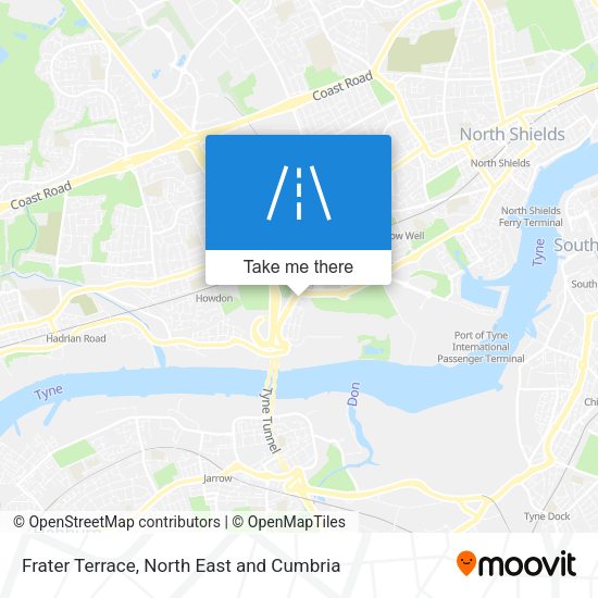 Frater Terrace map