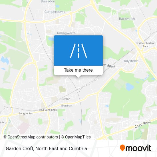 Garden Croft map