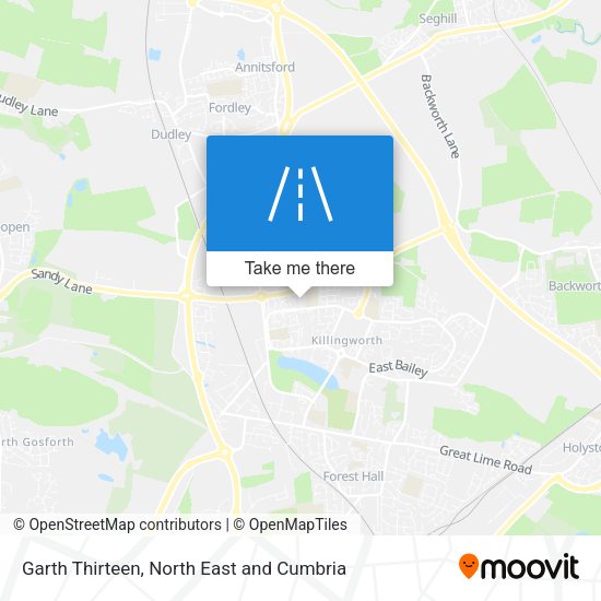 Garth Thirteen map