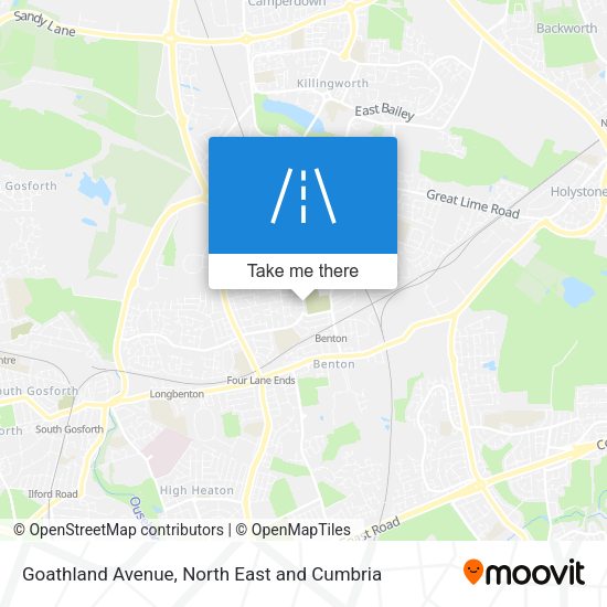 Goathland Avenue map